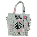 BALENCIAGA Graffiti Bazaar Shopper XXS Bag Leather 2way 513988 Auth LNZ819V-3