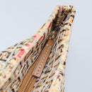 FENDI Zucchino Canvas Tote Bag Multicolor Gold Auth LNZ820V-15