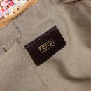 FENDI Zucchino Canvas Tote Bag Multicolor Gold Auth LNZ820V-16