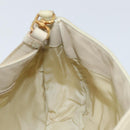PRADA Shoulder Bag Nylon Beige Gold Auth LNZ823-19