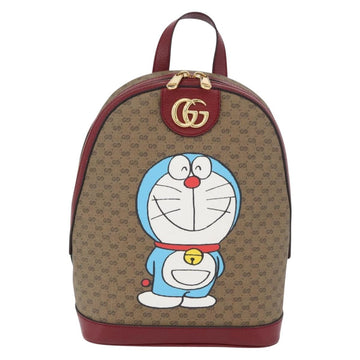 GUCCI Micro GG Supreme Doraemon Backpack PVC Beige Gold 647816 Auth LNZ825SAM - 0