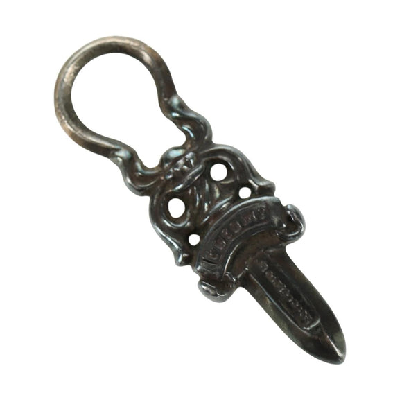 Chrome Hearts Dagger Pendant Top Ag925 Silver Auth LNZ832SAV
