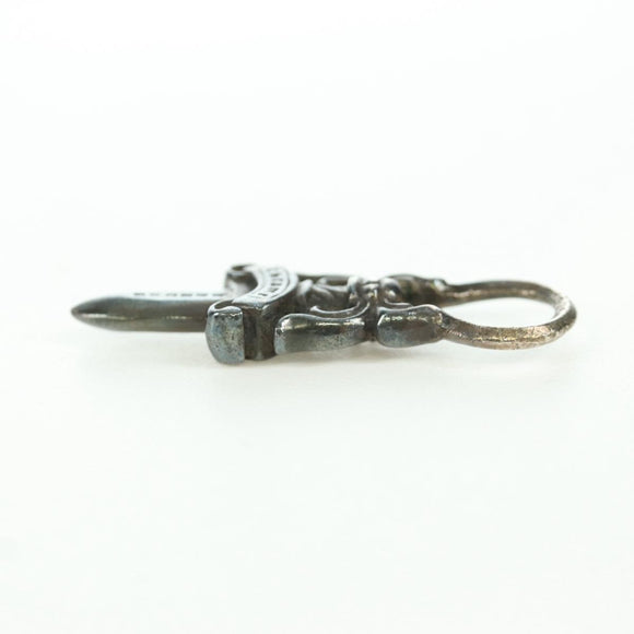 Chrome Hearts Dagger Pendant Top Ag925 Silver Auth LNZ832SAV
