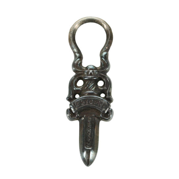 Chrome Hearts Dagger Pendant Top Ag925 Silver Auth LNZ832SAV