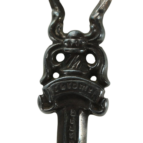 Chrome Hearts Dagger Pendant Top Ag925 Silver Auth LNZ832SAV