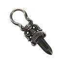 Chrome Hearts Dagger Charm Pendant Top Ag925 Silver Auth LNZ833SAV-1