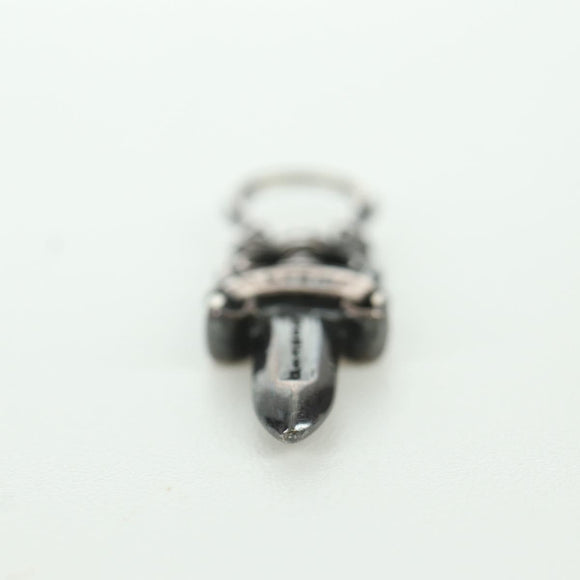 Chrome Hearts Dagger Charm Pendant Top Ag925 Silver Auth LNZ833SAV