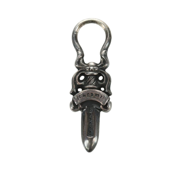 Chrome Hearts Dagger Charm Hanger Top Ag925 Zilver Auth LNZ833SAV