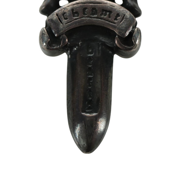 Chrome Hearts Dagger Charm Hanger Top Ag925 Zilver Auth LNZ833SAV