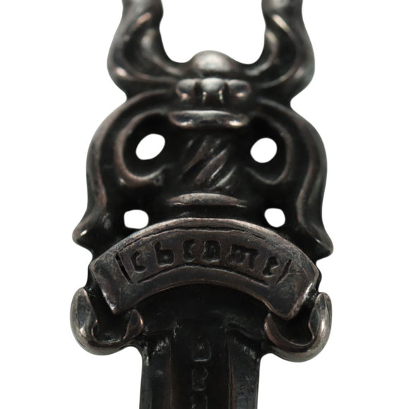 Chrome Hearts Dagger Charm Hanger Top Ag925 Zilver Auth LNZ833SAV