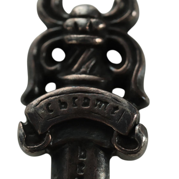 Chrome Hearts Dagger Charm Pendant Top Ag925 Silver Auth LNZ833SAV