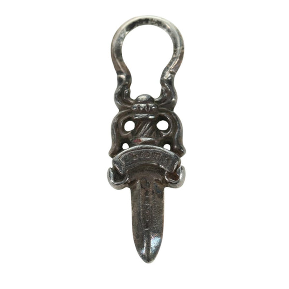 Chrome Hearts Dagger Hanger Top Ag925 Zilver Auth LNZ834SAV