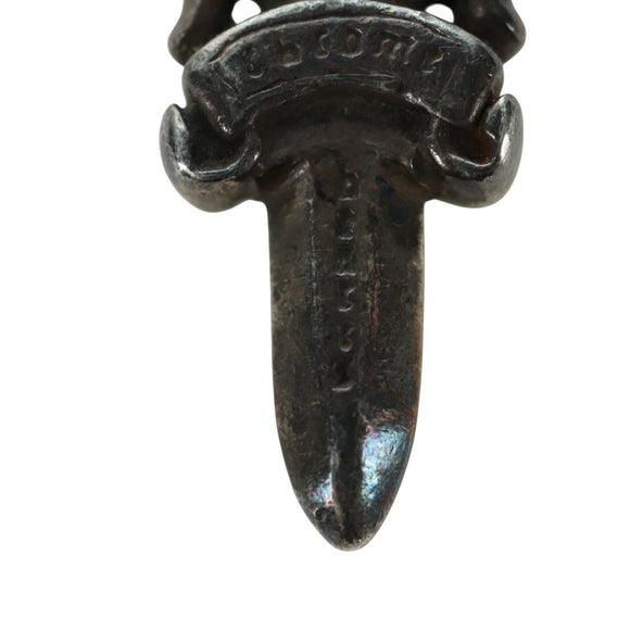 Chrome Hearts Dagger Hanger Top Ag925 Zilver Auth LNZ834SAV