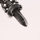Chrome Hearts Dagger Charm Pendant Top Ag925 Silver Auth LNZ835SAV-3