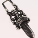Chrome Hearts Dagger Charm Pendant Top Ag925 Silver Auth LNZ835SAV-4