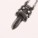 Chrome Hearts Dagger Charm Pendant Top Ag925 Silver Auth LNZ835SAV-7