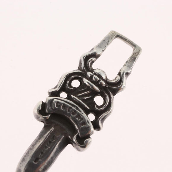 Chrome Hearts Dagger Charm Pendant Top Ag925 Silver Auth LNZ835SAV
