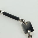 CHANEL COCO Mark Bracelet metal Silver CC Auth LNZ837V-10