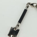 CHANEL COCO Mark Bracelet metal Silver CC Auth LNZ837V-5