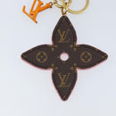 LOUIS VUITTON Monogram LV Pop Flower Bag Charm Pink M01963 Auth LNZ838A-10