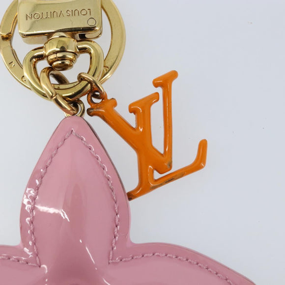 LOUIS VUITTON Monogram LV Pop Flower Bag Charm Pink M01963 Auth LNZ838A