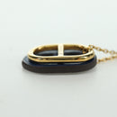 HERMES Au Maiyon Chaine d'Ancre Necklace metal Gold Auth LNZ841M-10