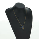 HERMES Au Maiyon Chaine d'Ancre Necklace metal Gold Auth LNZ841M-16