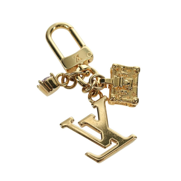LOUIS VUITTON Micro Charm Petite Malle Charm metal Gold M01567 LV Auth LNZ842M