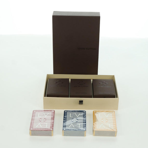 LOUIS VUITTON Playing Cards Navy LV Auth LNZ844V