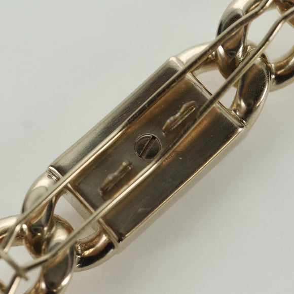 CHANEL Valletta Haarspange Metall Champagner Gold CC Auth LNZ846M
