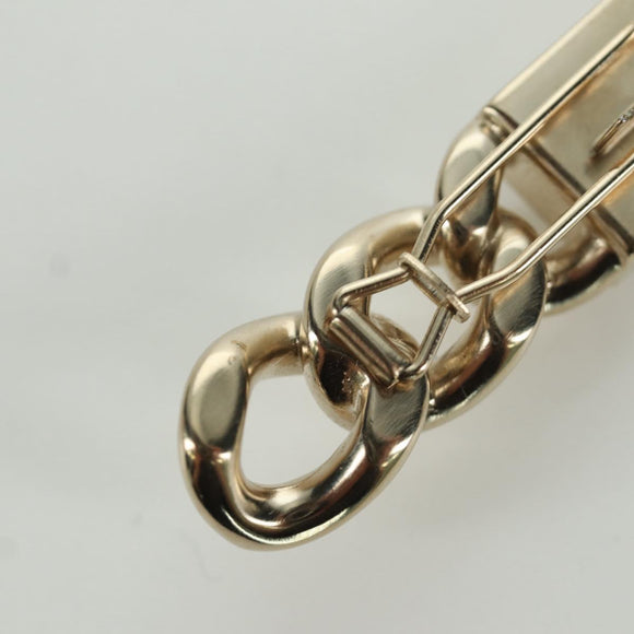 CHANEL Valletta Haarspange Metall Champagner Gold CC Auth LNZ846M