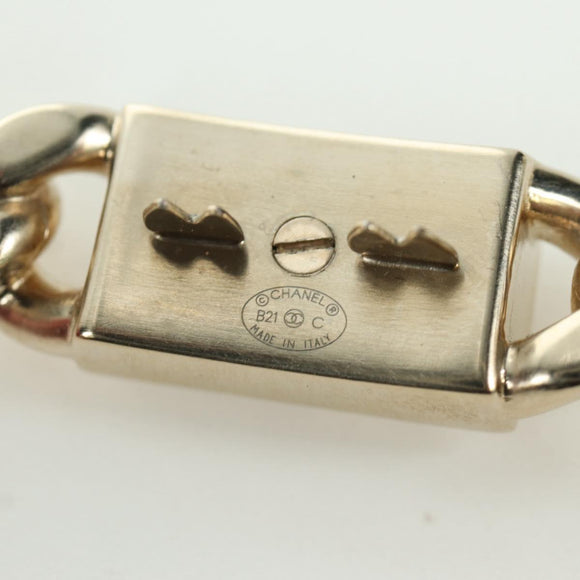 CHANEL Valletta Haarspange Metall Champagner Gold CC Auth LNZ846M