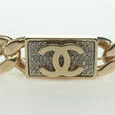 CHANEL Valletta Haarspange Metall Champagner Gold CC Auth LNZ846M-9