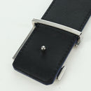 LOUIS VUITTON Damier Graphite Ceinture LV Printed Initials 102 cm Auth LNZ847M-10