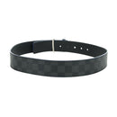 LOUIS VUITTON Damier Graphite Ceinture LV Printed Initials 102 cm Auth LNZ847M-2