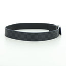 LOUIS VUITTON Damier Graphite Ceinture LV Printed Initials 102 cm Auth LNZ847M-4