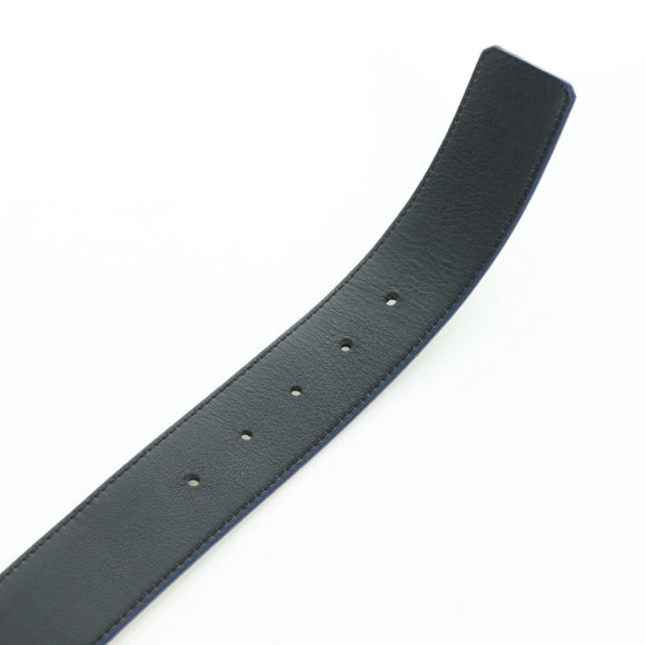LOUIS VUITTON Damier Graphite Ceinture LV Printed Initials 102 cm Auth LNZ847M