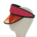 LOUIS VUITTON Monogram Sun Visor Pink LV Auth LNZ848V-3