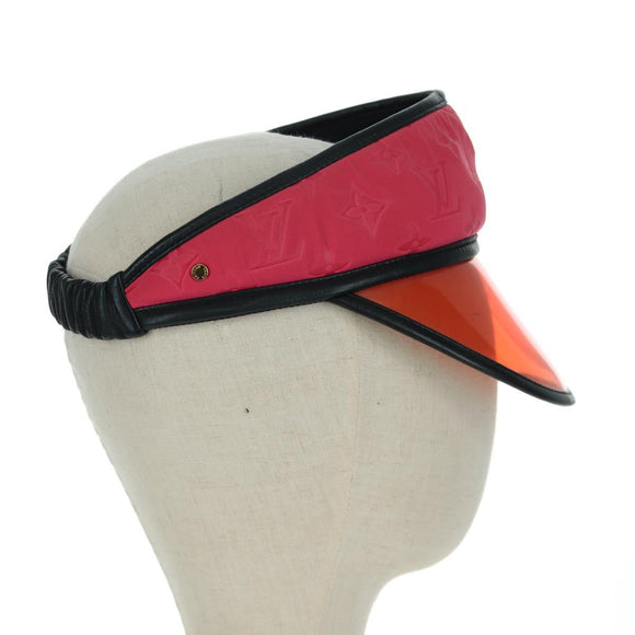 LOUIS VUITTON Monogram Sun Visor Pink LV Auth LNZ848V