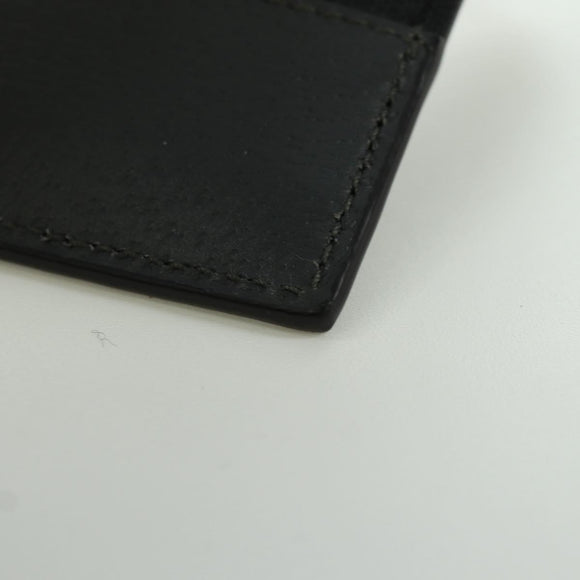 GUCCI GG Supreme Card Case PVC Black Auth LNZ857V