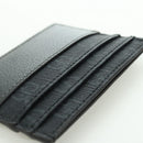 GUCCI GG Supreme Card Case PVC Black Auth LNZ857V-17