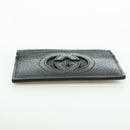 GUCCI GG Supreme Card Case PVC Black Auth LNZ857V-6