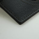 GUCCI GG Supreme Card Case PVC Black Auth LNZ857V-7