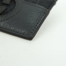 GUCCI GG Supreme Card Case PVC Black Auth LNZ857V-14