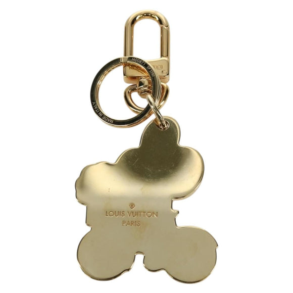 LOUIS VUITTON Porte Cres Vivienne Vero Charm metal Gold Tone M00871 Auth LNZ862M