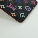 LOUIS VUITTON Monogram Multicolor Etui Handspiegel Schwarz M92650 LV Auth LNZ876A-15