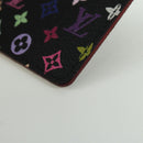 LOUIS VUITTON Monogram Multicolor Etui Handspiegel Schwarz M92650 LV Auth LNZ876A-16
