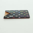 LOUIS VUITTON Monogram Multicolor Etui Handspiegel Schwarz M92650 LV Auth LNZ876A-3