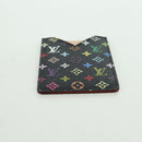 LOUIS VUITTON Monogram Multicolor Etui Handspiegel Schwarz M92650 LV Auth LNZ876A-6