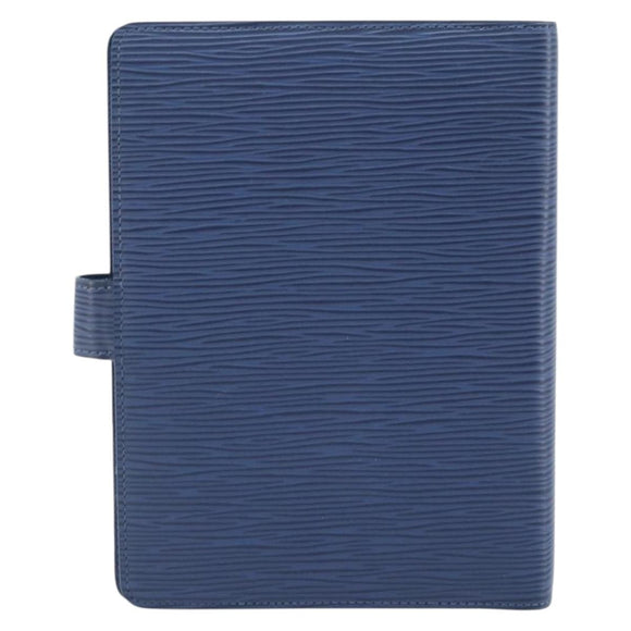 LOUIS VUITTON Epi Agenda MM Day Planner Cover Myrtille R2004G LV Auth LNZ877